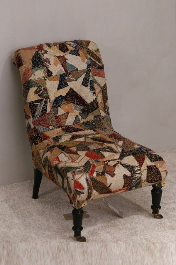 By Walid 19th Century Victorian Nursing Chair UK H85xW55xD50CM BW-BYW-CHAIR/594